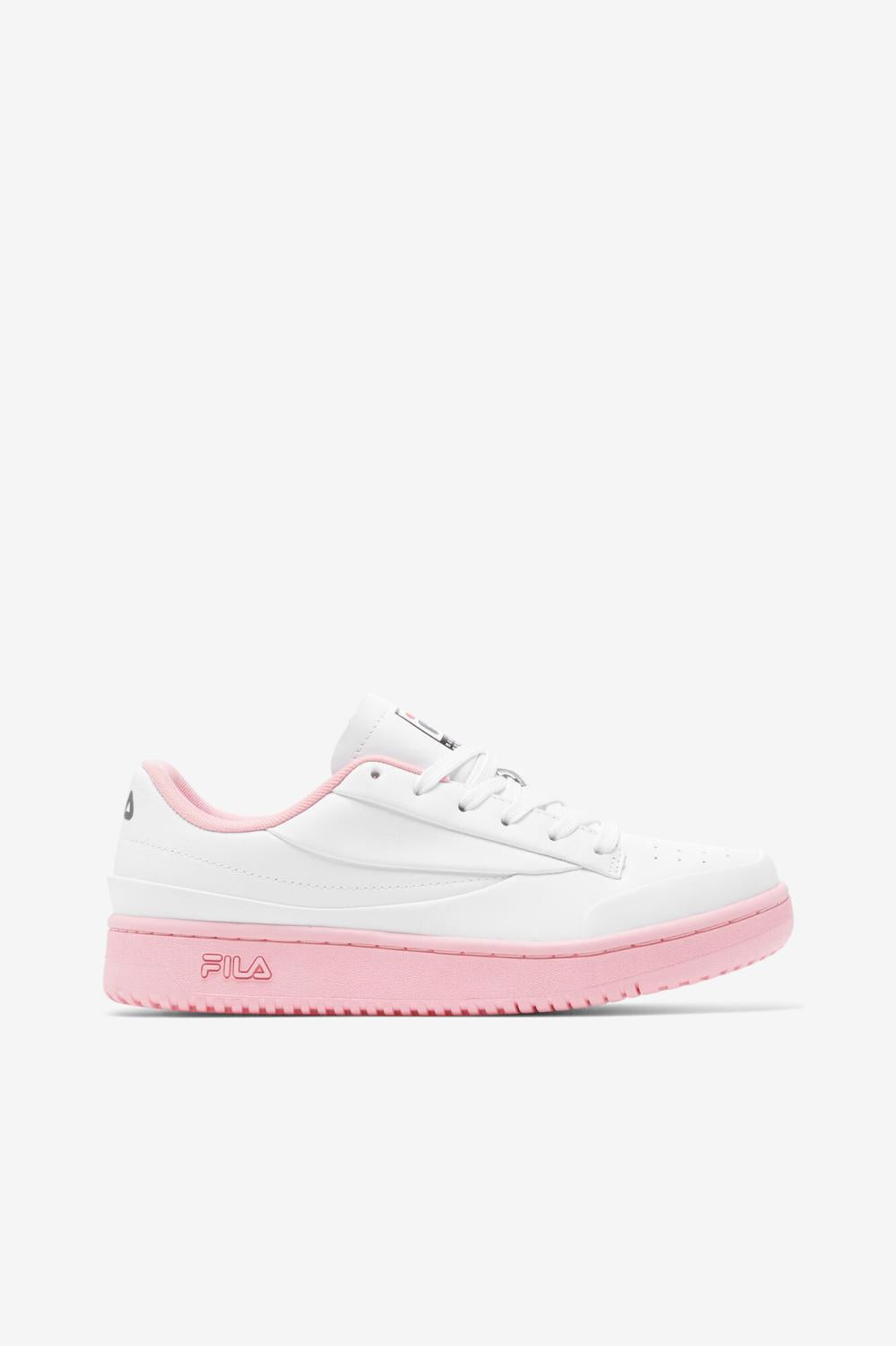 Women Sneakers | FILA Women's Original Tennis Lux X Barneys 119 WHITE / CORAL BLUSH / BLACK