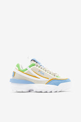 Women Sneakers & Lifestyle | FILA Women's Disruptor 2 EXP 143 WHISPER WHITE / DUSK BLUE / JASMINE GREEN