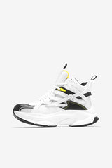 Women Sneakers & Lifestyle | FILA Women's Hallasan Mid Premium 115 WHITE / BLACK / LEMON TONIC