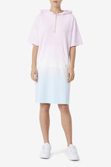 Women Sweatshirts & Hoodies | FILA Cali Hooded Poncho 534 WINSOM ORCHID / CRYSTAL BLUE / TENDER PEACH