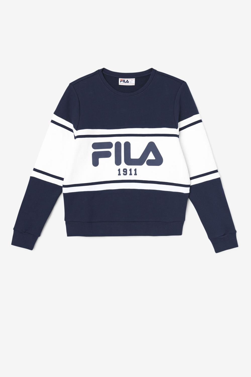 Women Sweatshirts & Hoodies | FILA Jayla Crew 410 FILA NAVY