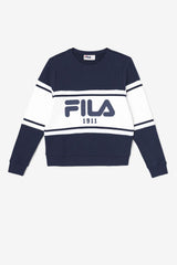Women Sweatshirts & Hoodies | FILA Jayla Crew 410 FILA NAVY