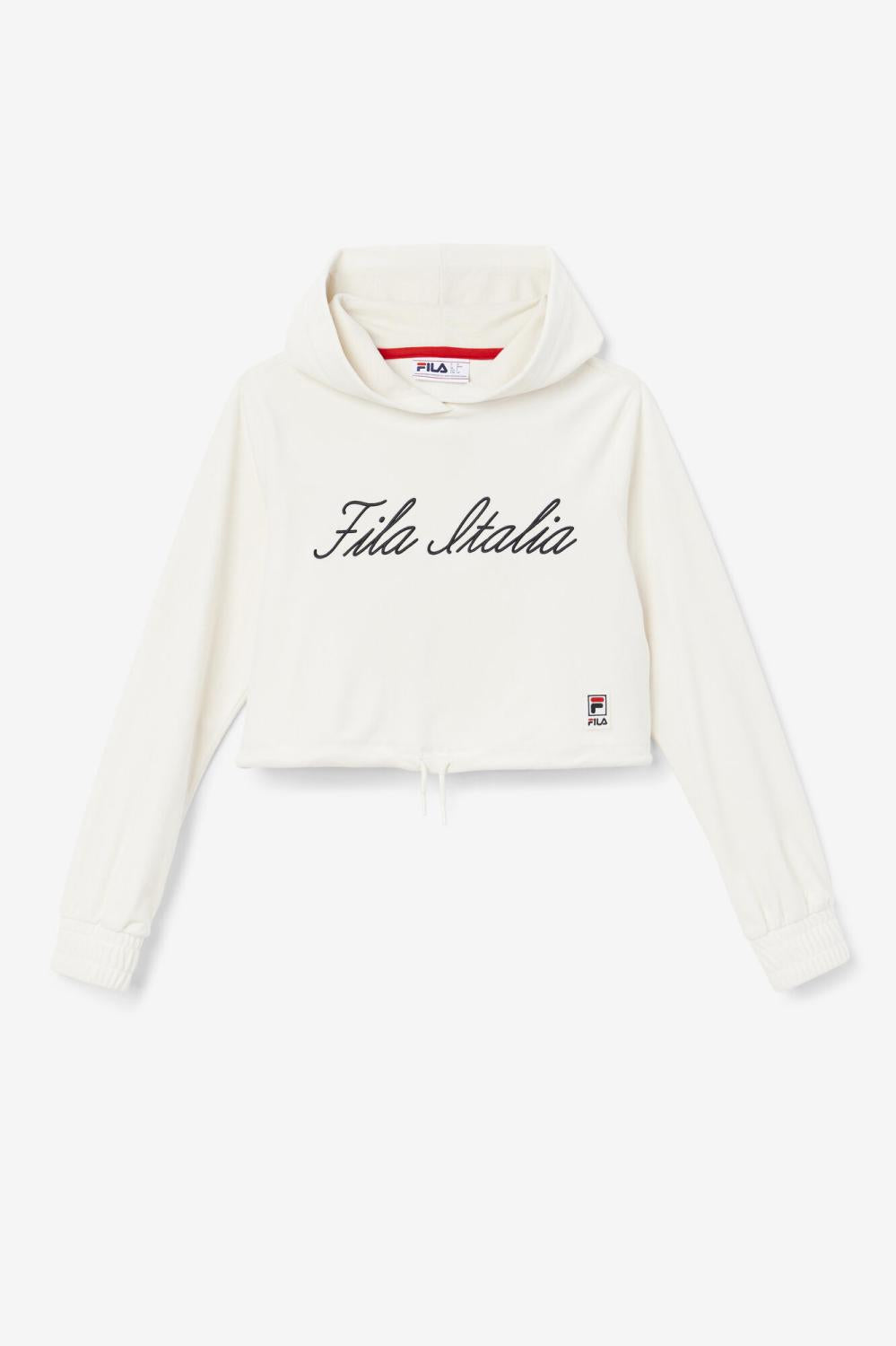 Women Sweatshirts & Hoodies | FILA Sofia Hoodie 132 GARDENIA / BLACK