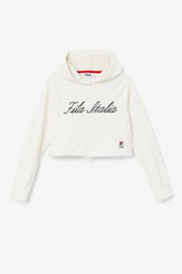 Women Sweatshirts & Hoodies | FILA Sofia Hoodie 132 GARDENIA / BLACK