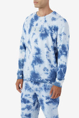 Women Sweatshirts & Hoodies | FILA Uplee Crew 436 MAJOLICA BLUE / PUMICE STONE