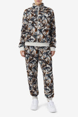 Women Sweatsuits & Tracksuits | FILA Drewe Sherpa Jogger 172 EGRET / STORMY WEATHER / EGRET / DEEP LAKE