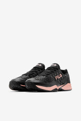Women Tennis | FILA Women's Axilus 2.5 Energized 011 BLACK / CASTLEROCK / ROSE GOLD