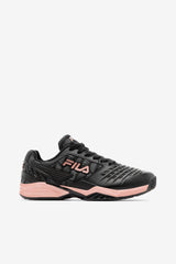 Women Tennis | FILA Women's Axilus 2.5 Energized 011 BLACK / CASTLEROCK / ROSE GOLD