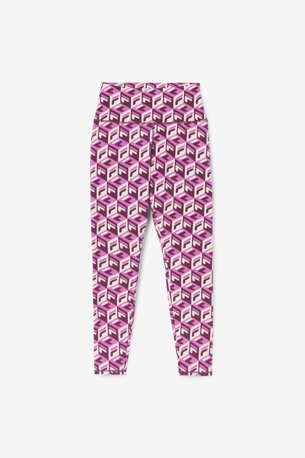 Women Tights & Leggings | FILA Karteras 7/8 Tight 561 BATON ROUGE / POTPOURRI / GRAPE WINE