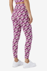 Women Tights & Leggings | FILA Karteras 7/8 Tight 561 BATON ROUGE / POTPOURRI / GRAPE WINE