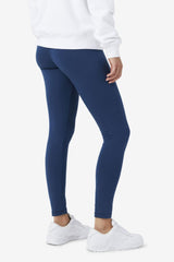 Women Tights & Leggings | FILA Luelle Tight 933 MOONLIT OCEAN / WHITE