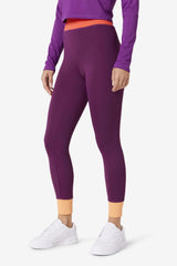 Women Tights & Leggings | FILA Marnie Base Layer Legging 507 CHARISMA / CROCUS PETAL / CAYENNE