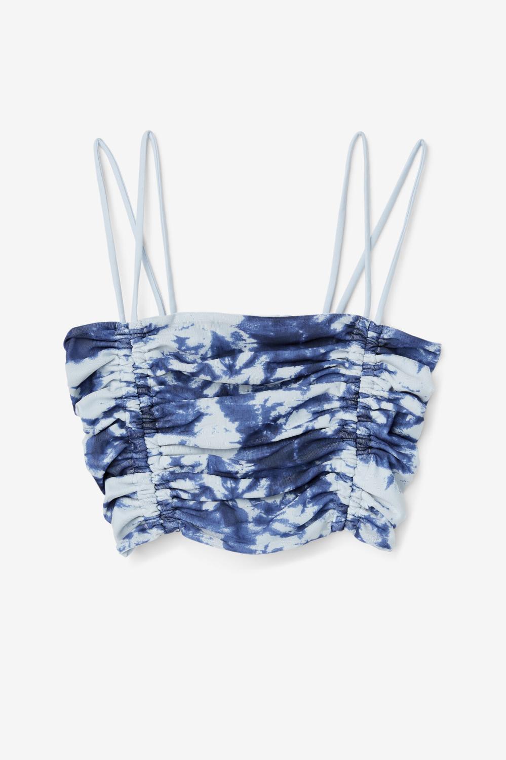 Women Tops & T-Shirts | FILA Allannis Crop Tank 097 INDIA INK / BLUE FOG