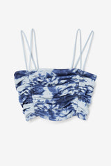 Women Tops & T-Shirts | FILA Allannis Crop Tank 097 INDIA INK / BLUE FOG