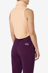 Women Tops & T-Shirts | FILA Eliana Cropped Neck Warmer 880 CADMIUM ORANGE / CAYENNE