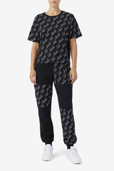 Women Tops & T-Shirts | FILA Elizabeth Tee 001 BLACK / GARDENIA