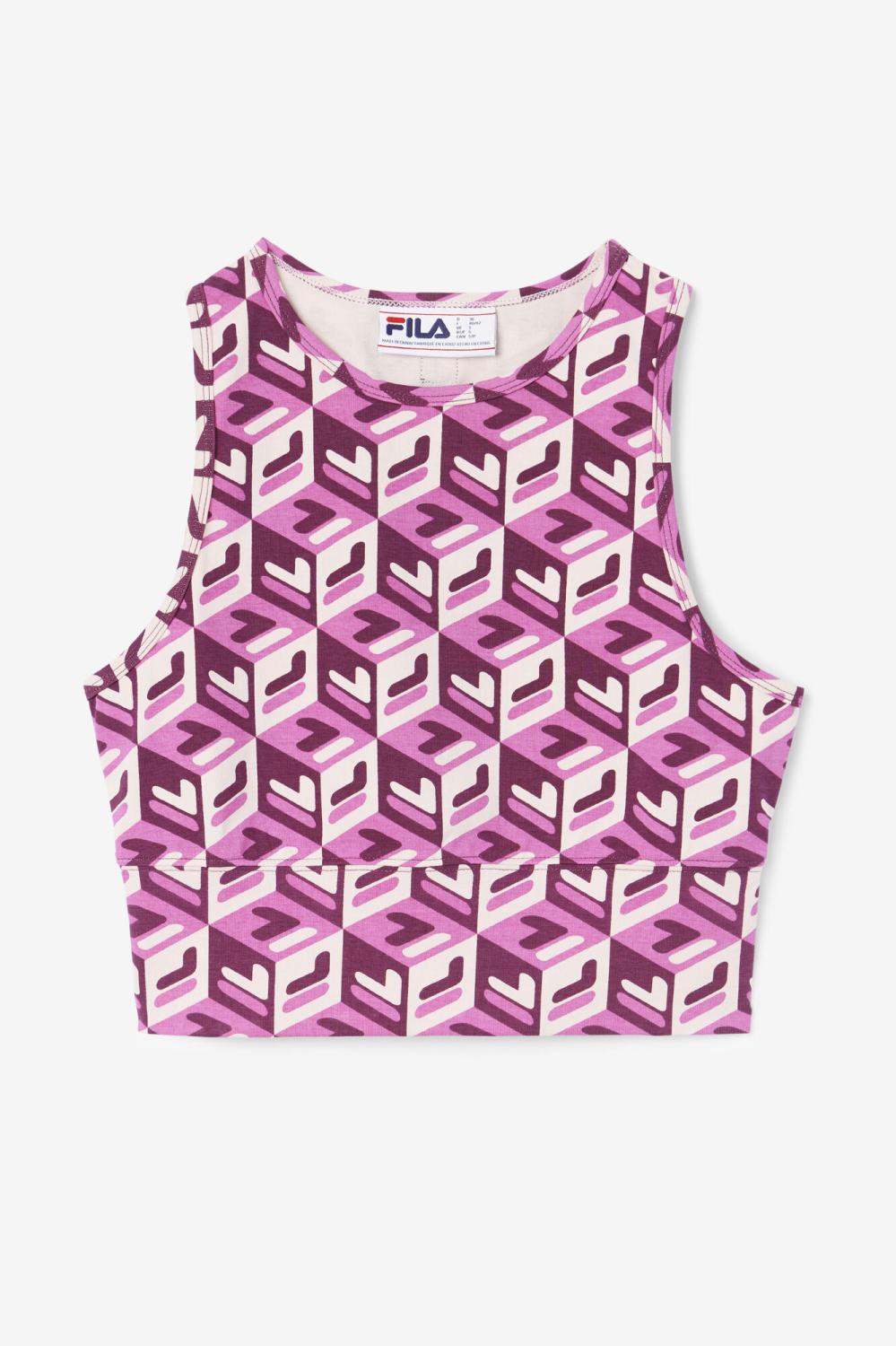 Women Tops & T-Shirts | FILA Emmaline Tank 561 BATON ROUGE / POTPOURRI / GRAPE WINE