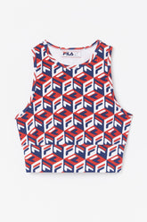 Women Tops & T-Shirts | FILA Emmaline Tank 622 FILA RED / FILA NAVY / WHITE