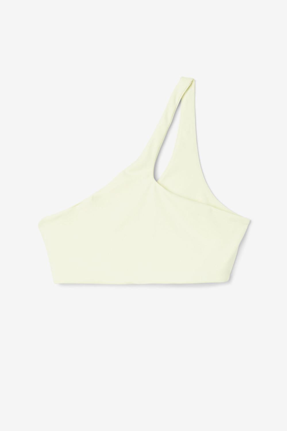 Women Tops & T-Shirts | FILA Kady Asymmetric Bra Top 742 TENDER YELLOW