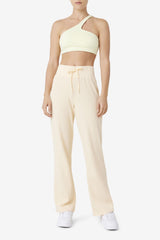 Women Tops & T-Shirts | FILA Kady Asymmetric Bra Top 742 TENDER YELLOW