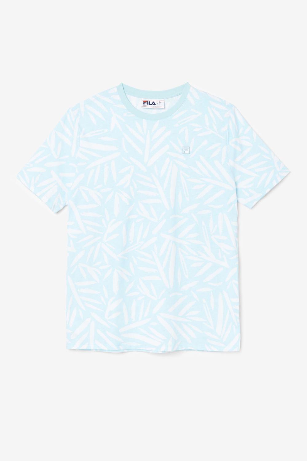 Women Tops & T-Shirts | FILA Michelle Tee 443 CRYSTAL BLUE / TOFU