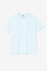 Women Tops & T-Shirts | FILA Michelle Tee 443 CRYSTAL BLUE / TOFU