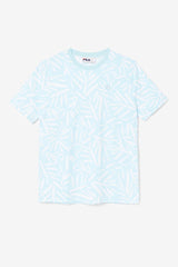 Women Tops & T-Shirts | FILA Michelle Tee 443 CRYSTAL BLUE / TOFU