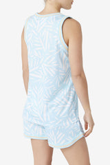 Women Tops & T-Shirts | FILA Quincy Basketball Jersey 443 CRYSTAL BLUE / WHITE PRINT