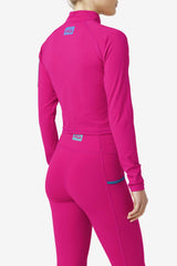 Women Tops & T-Shirts | FILA Teaganne Performance Half Zip 593 FESTIVAL FUCHSIA