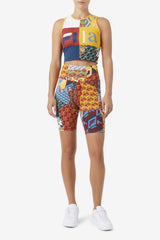 Women Tops & T-Shirts | FILA Zhuri Tank 732 RADIANT YELLOW / WHITE / RHUBARB / MOONLIT OCEAN