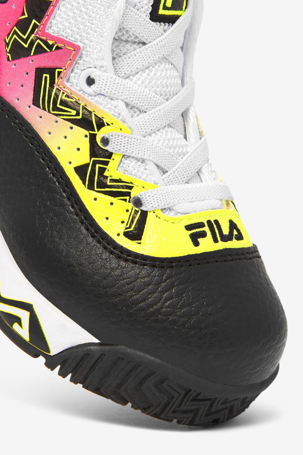 Kids Babies &amp; Toddlers (1-10) | FILA Toddler's Mb 016 BLACK / SAFETY YELLOW / WHITE