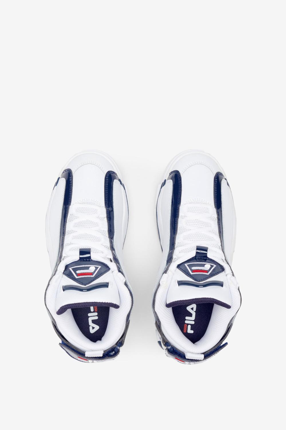 Kids Big Kids (3.5-7) | FILA Big Kids' Grant Hill 2 125 WHITE / NAVY / RED