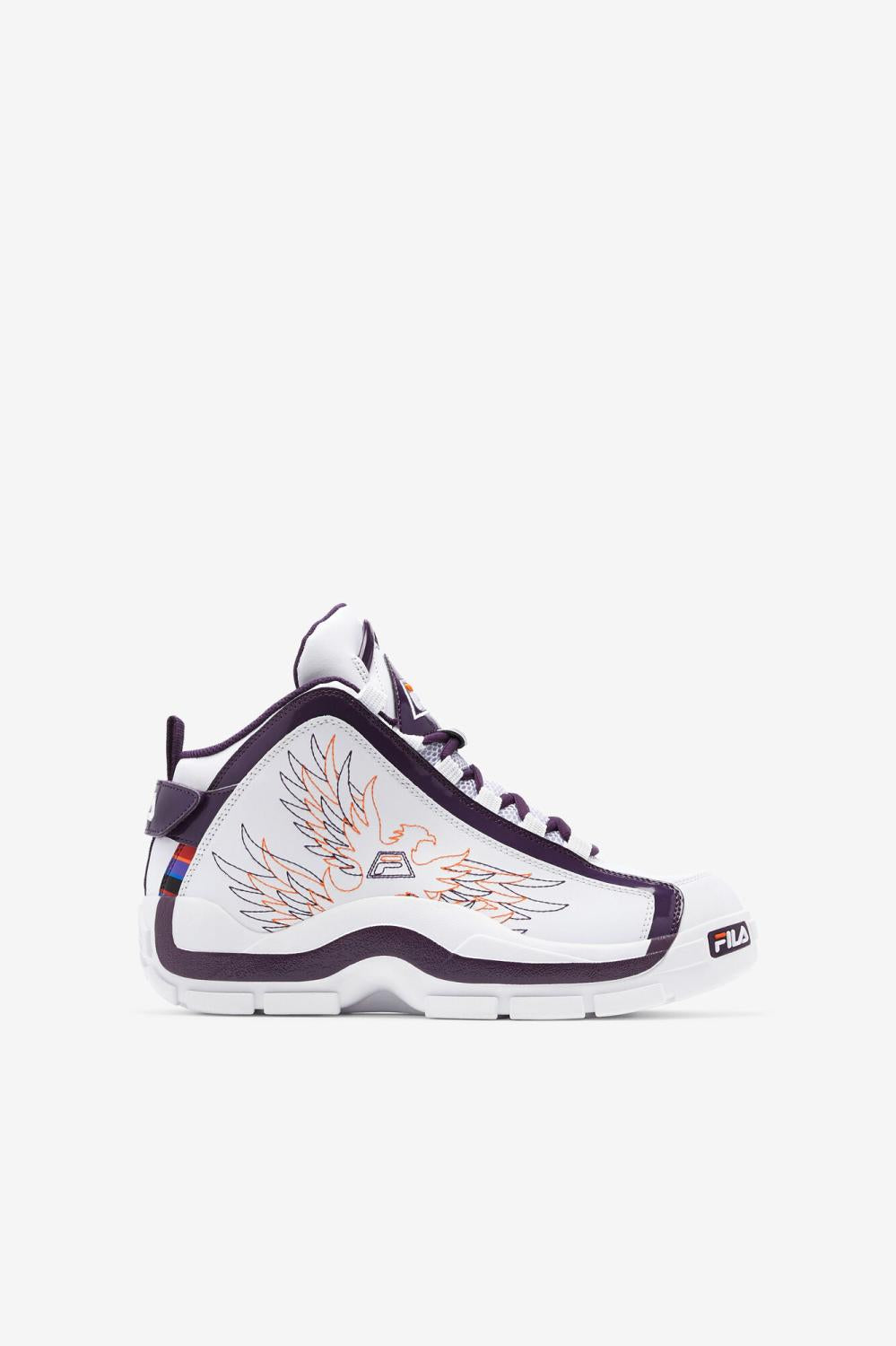 Kids Big Kids (3.5-7) | FILA Big Kids' Grant Hill 2 History 133 WHITE / PURPLE PENNANT / VIBRANT ORANGE
