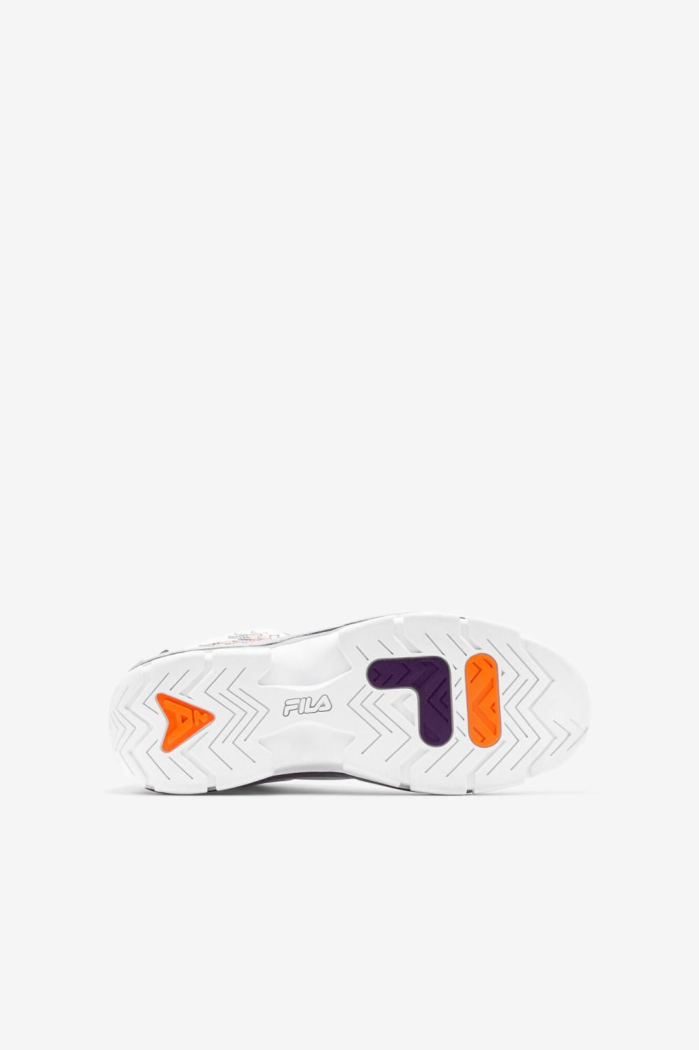 Kids Big Kids (3.5-7) | FILA Big Kids' Grant Hill 2 History 133 WHITE / PURPLE PENNANT / VIBRANT ORANGE