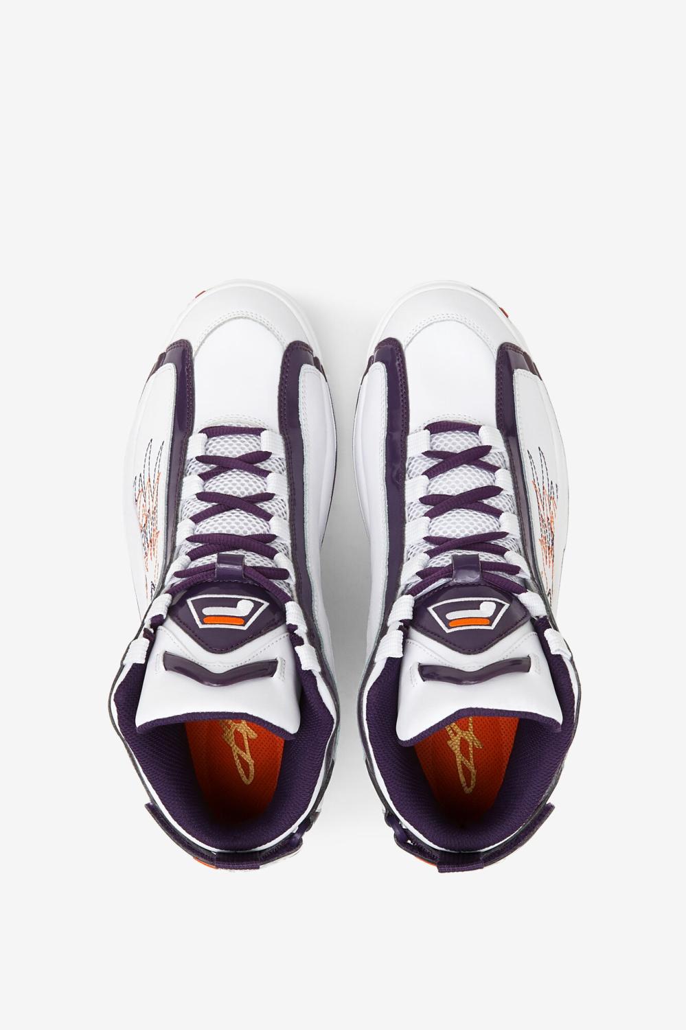 Kids Big Kids (3.5-7) | FILA Big Kids' Grant Hill 2 History 133 WHITE / PURPLE PENNANT / VIBRANT ORANGE