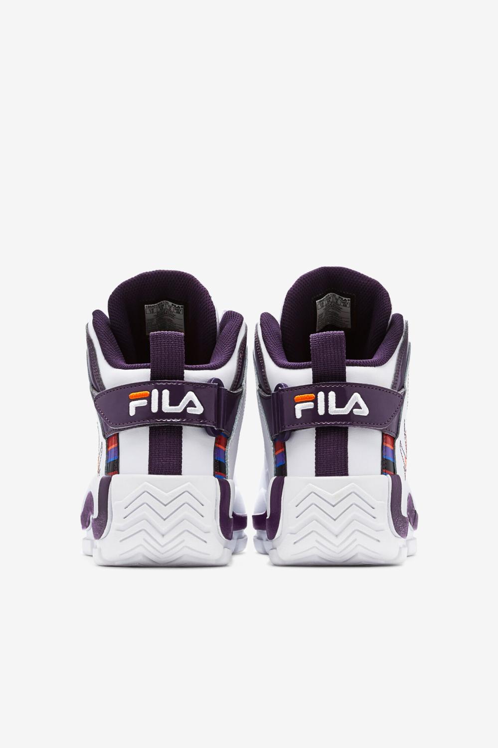Kids Big Kids (3.5-7) | FILA Big Kids' Grant Hill 2 History 133 WHITE / PURPLE PENNANT / VIBRANT ORANGE