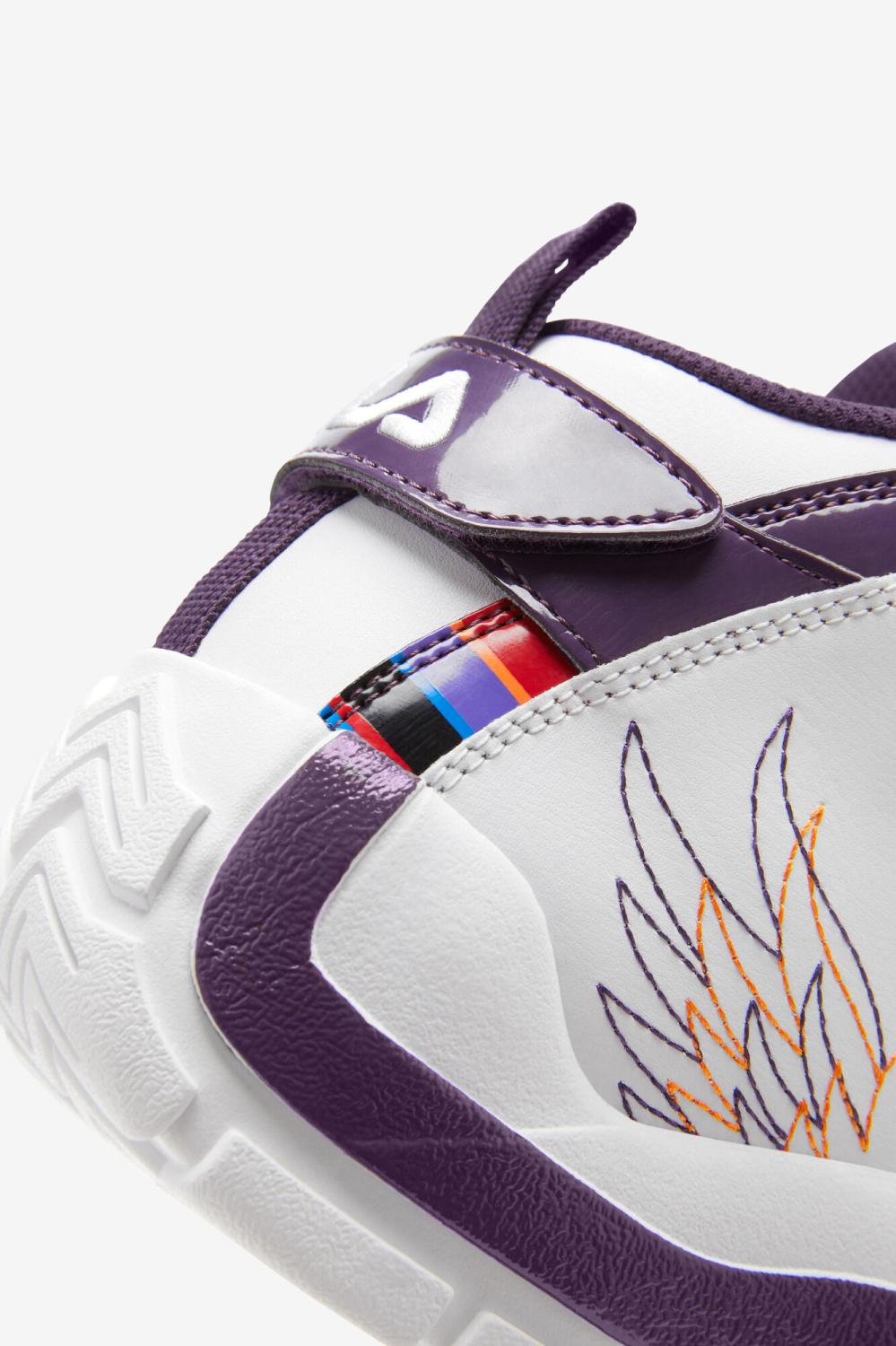 Kids Big Kids (3.5-7) | FILA Big Kids' Grant Hill 2 History 133 WHITE / PURPLE PENNANT / VIBRANT ORANGE