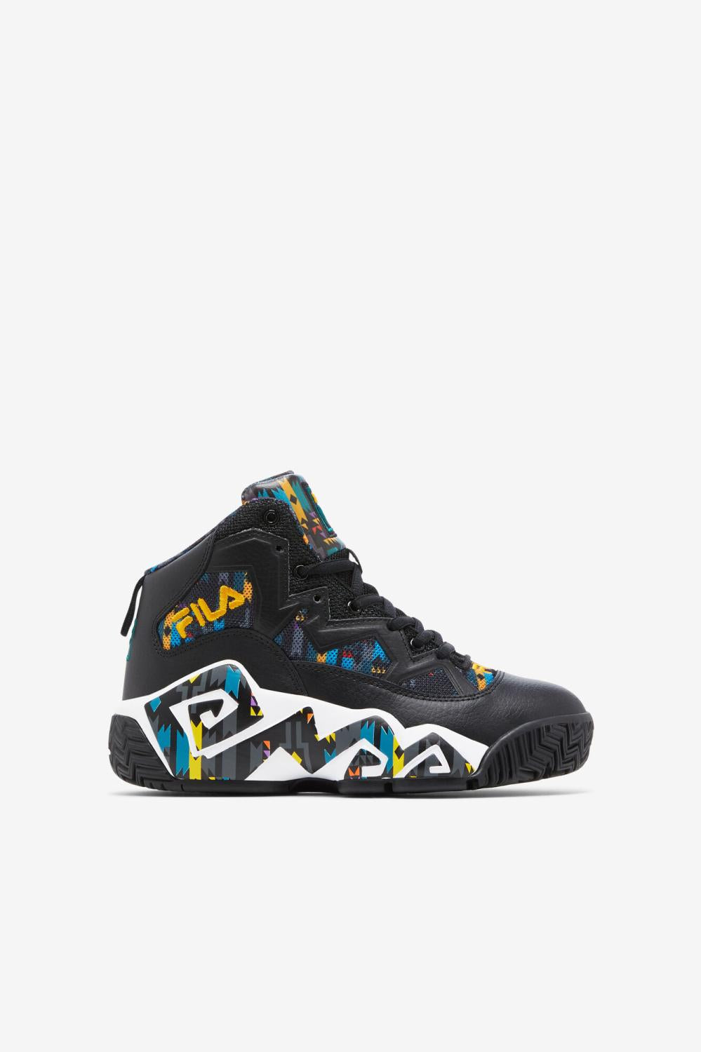 Kids Big Kids (3.5-7) | FILA Big Kids' MB 014 BLACK / JUNE BUG / SAFFRON