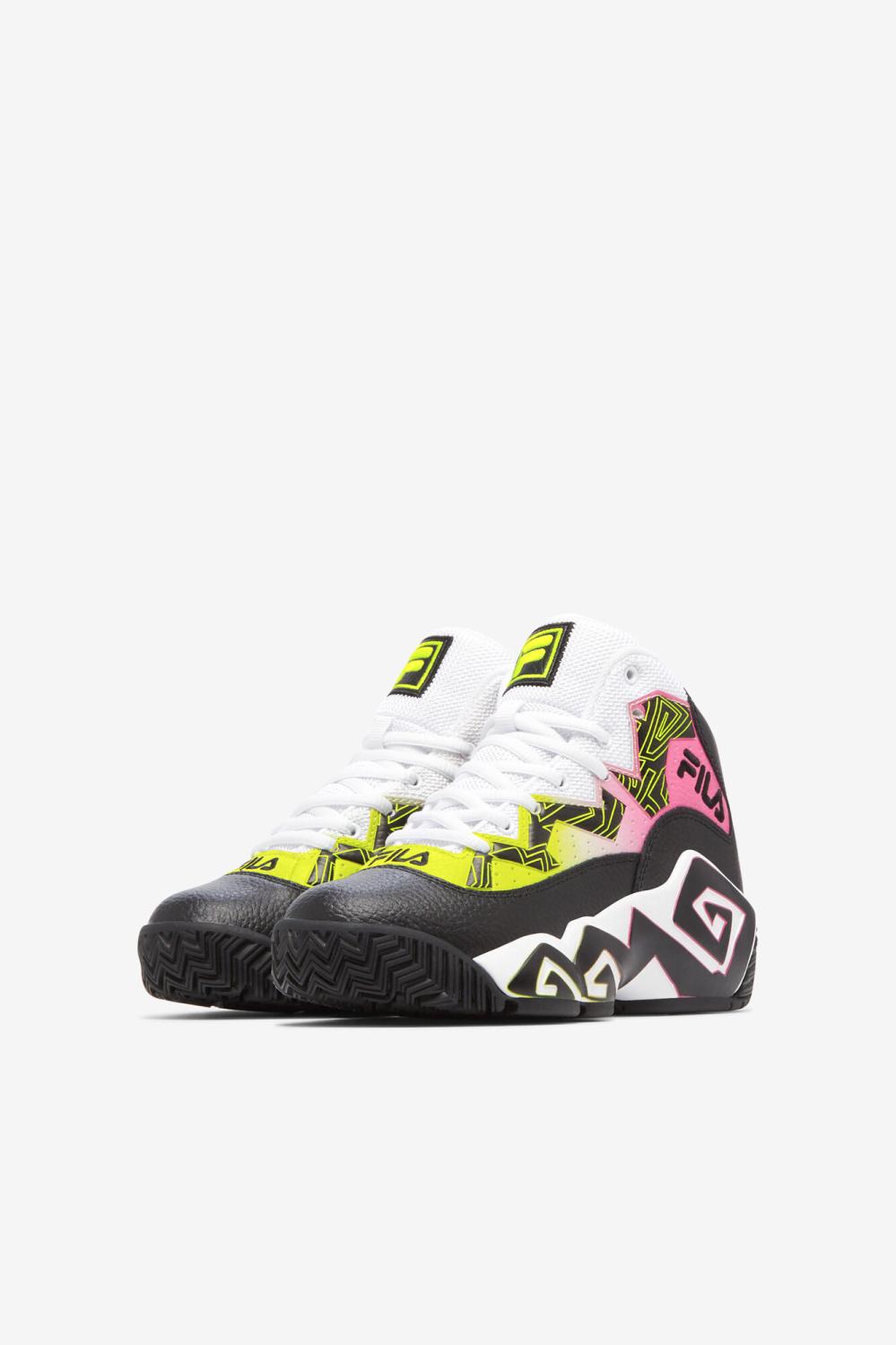 Kids Big Kids (3.5-7) | FILA Big Kids' MB 016 BLACK / SAFETY YELLOW / WHITE