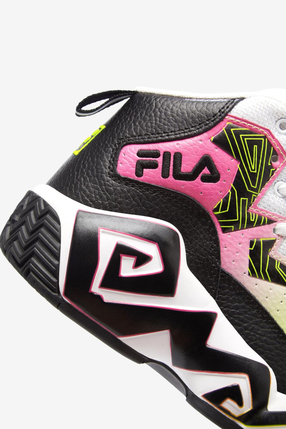 Kids Big Kids (3.5-7) | FILA Big Kids' MB 016 BLACK / SAFETY YELLOW / WHITE