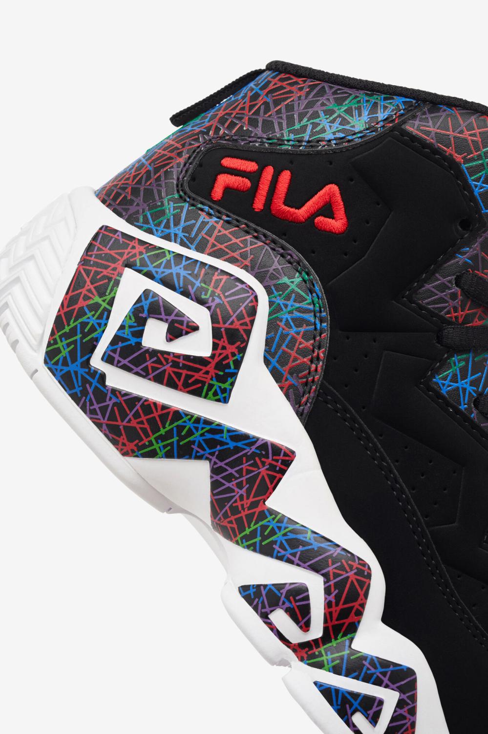 Kids Big Kids (3.5-7) | FILA Big Kids' MB Laser 048 BLACK / AMAZON / ELECTRIC BLUE