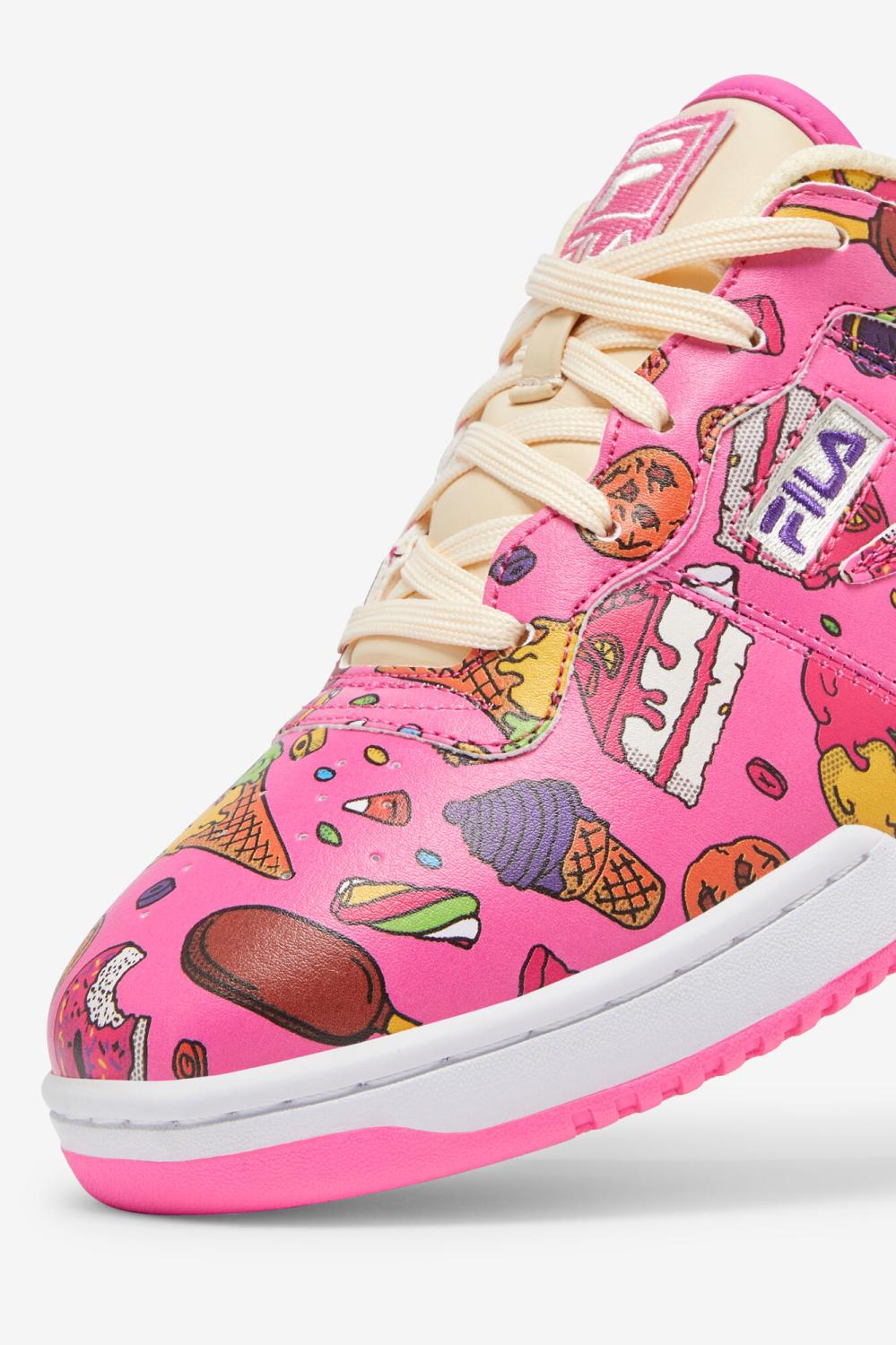 Kids Big Kids (3.5-7) | FILA Big Kids' Original Fitness 694 SUGAR PLUM / ELECTRIC PURPLE / LEMON