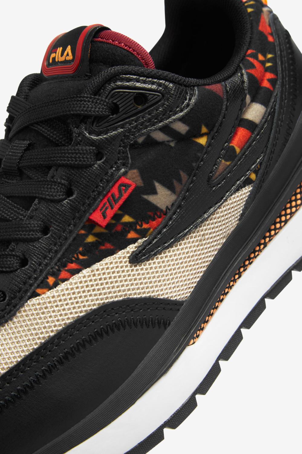 Kids Big Kids (3.5-7) | FILA Big Kids' Renno 003 BLACK / OXFORD TAN / WHITE