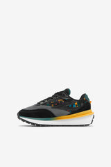 Kids Big Kids (3.5-7) | FILA Big Kids' Renno 014 BLACK / JUNE BUG / SAFFRON