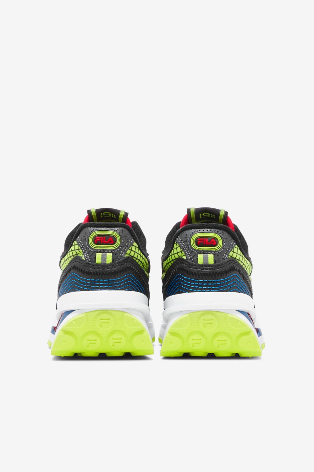 Kids Big Kids (3.5-7) | FILA Big Kids' Renno 027 BLACK / PRINCE BLUE / FILA RED