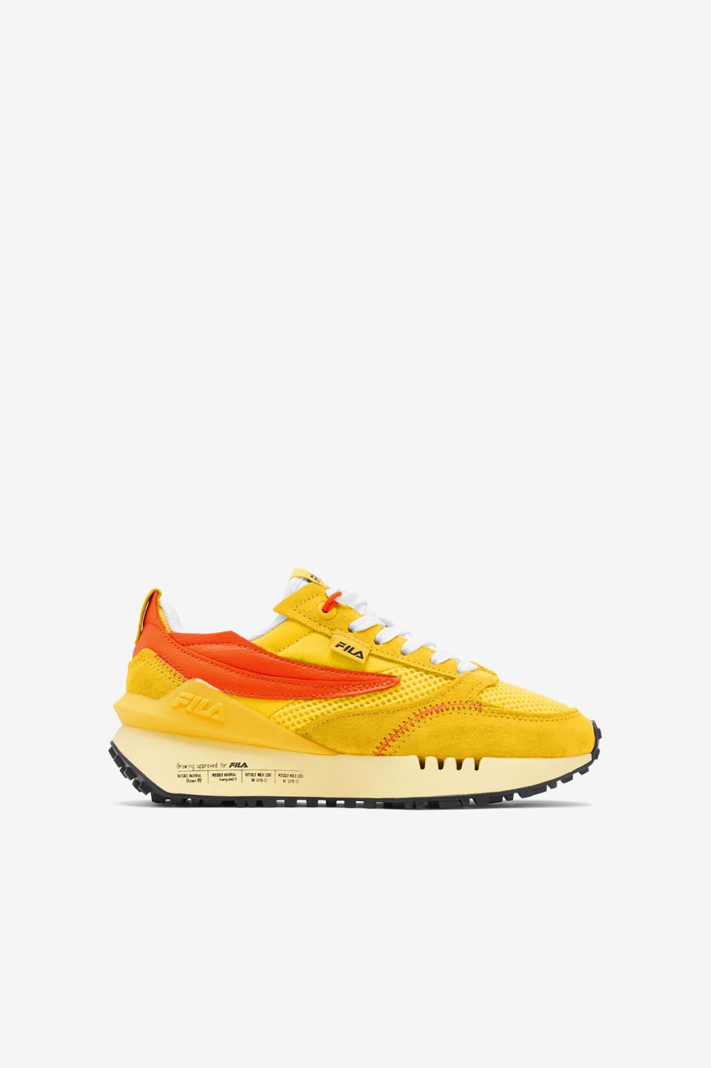 Kids Big Kids (3.5-7) | FILA Big Kids' Renno N-Generation 736 LEMON / RED ORANGE / MELLOW YELLOW
