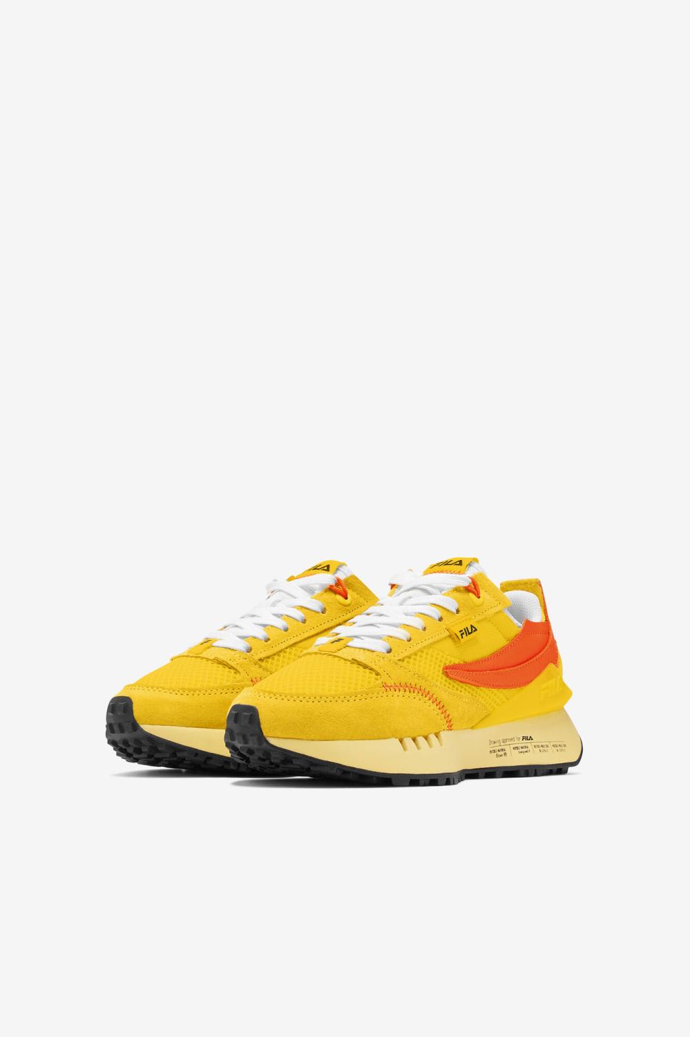 Kids Big Kids (3.5-7) | FILA Big Kids' Renno N-Generation 736 LEMON / RED ORANGE / MELLOW YELLOW