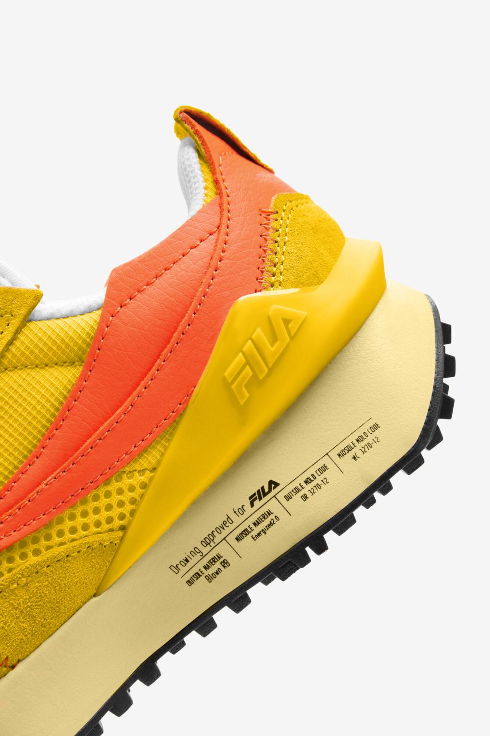 Kids Big Kids (3.5-7) | FILA Big Kids' Renno N-Generation 736 LEMON / RED ORANGE / MELLOW YELLOW