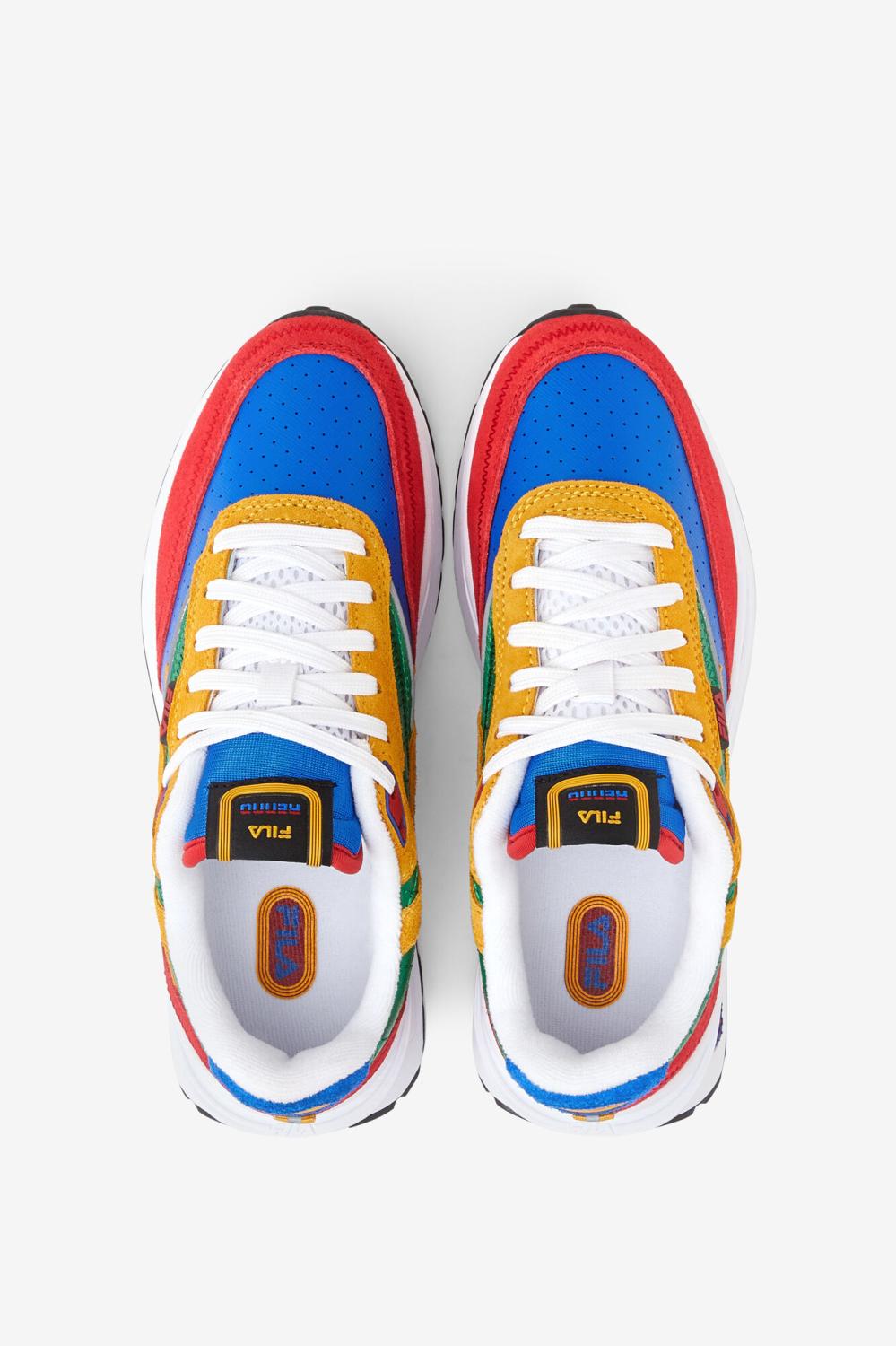 Kids Big Kids (3.5-7) | FILA Big Kids' Renno Premium 434 PRINCE BLUE / FILA RED / AMAZON