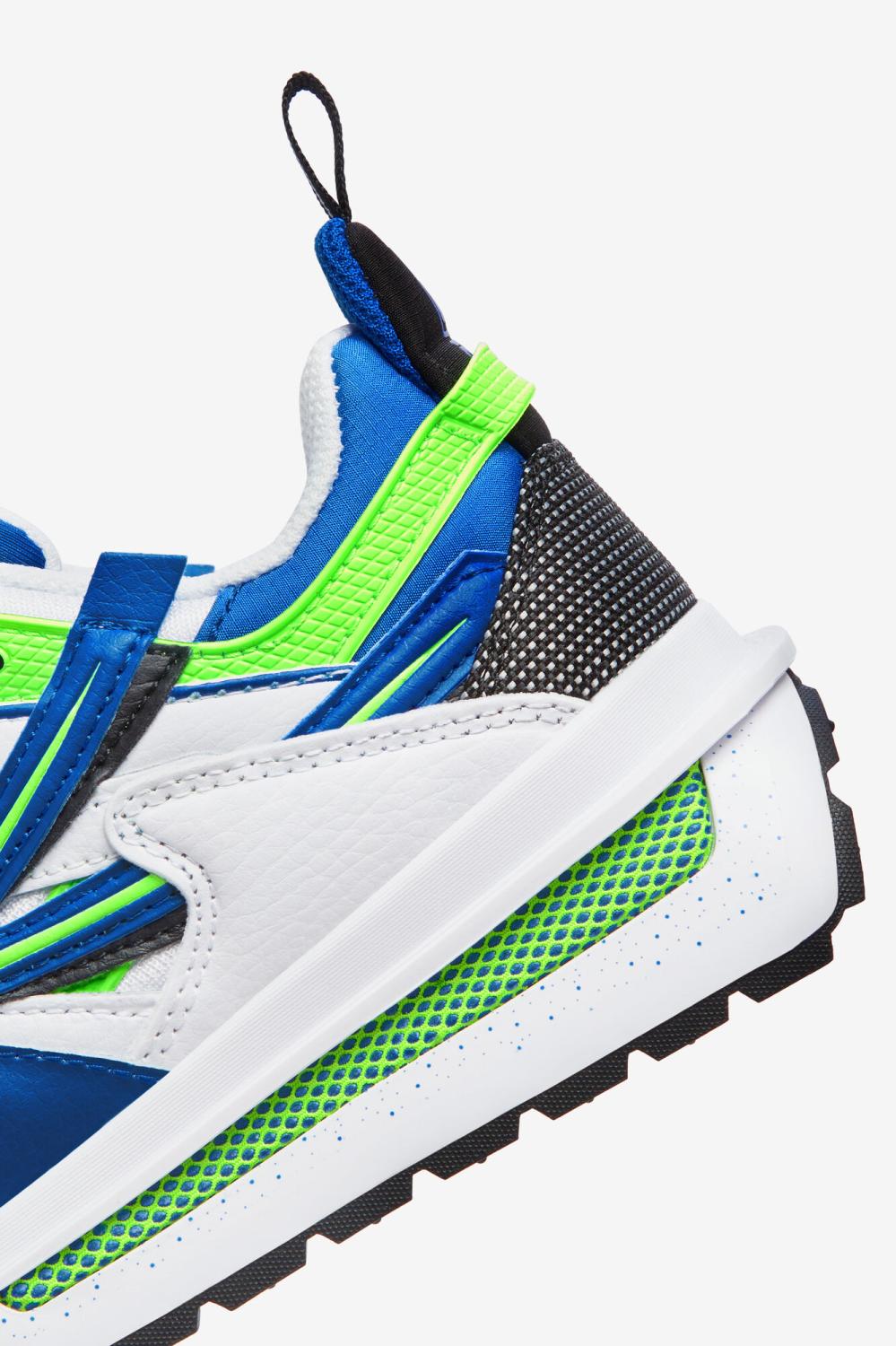 Kids Big Kids (3.5-7) | FILA Big Kids' Sandenal 143 WHITE / PRINCE BLUE / GREEN GECKO